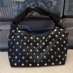 Black Studded Women's Bag